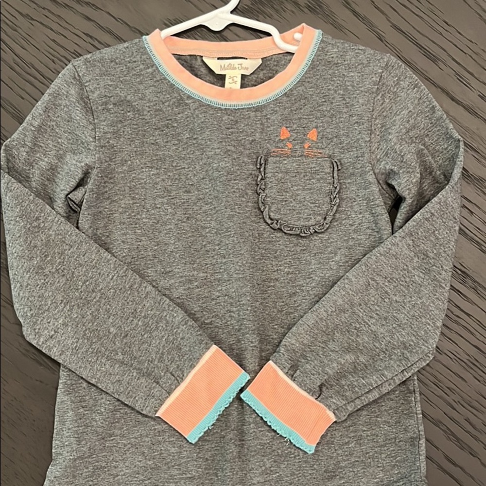 Matilda Jane L/S Cat Pocket Shirt 🐱